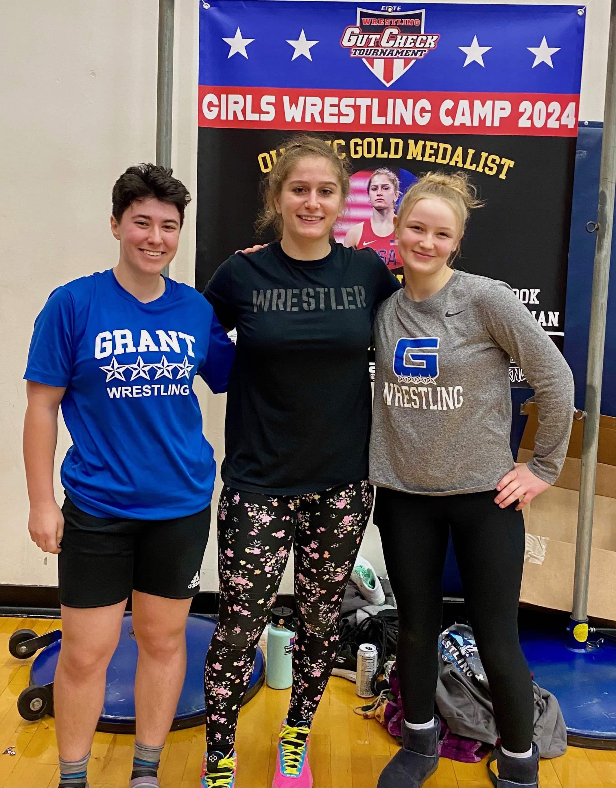 Amit Elor with Grant Wrestlers